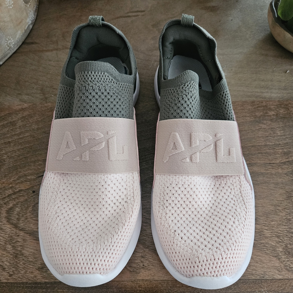 APL Women's Athletic Shoes in Pink and Gray